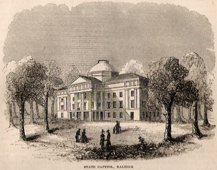 Sketch of the State Capitol, 1870s