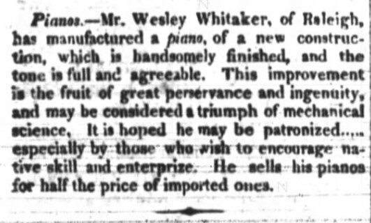 Article in the Western Carolinian from August 19th, 1828
