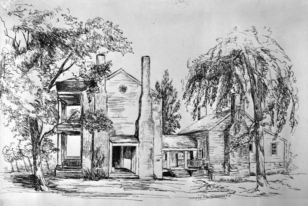 Sketch of Spring Hill Plantation