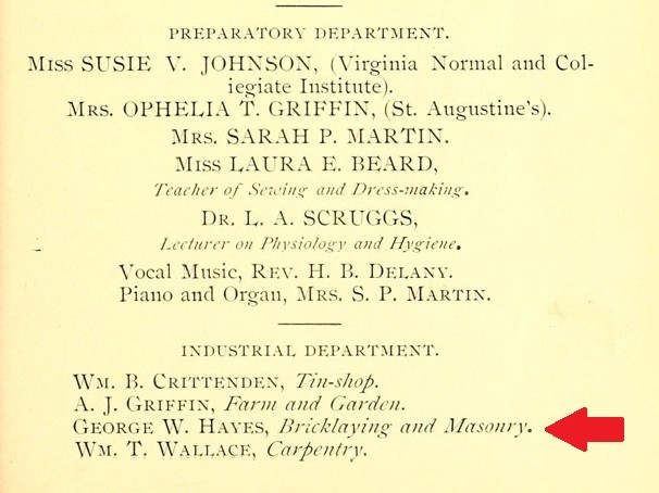 Faculty List from the Saint Augustines Yearbook.