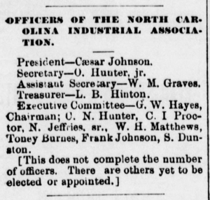 George Washinton hayes NCIA Leadership newspaper article