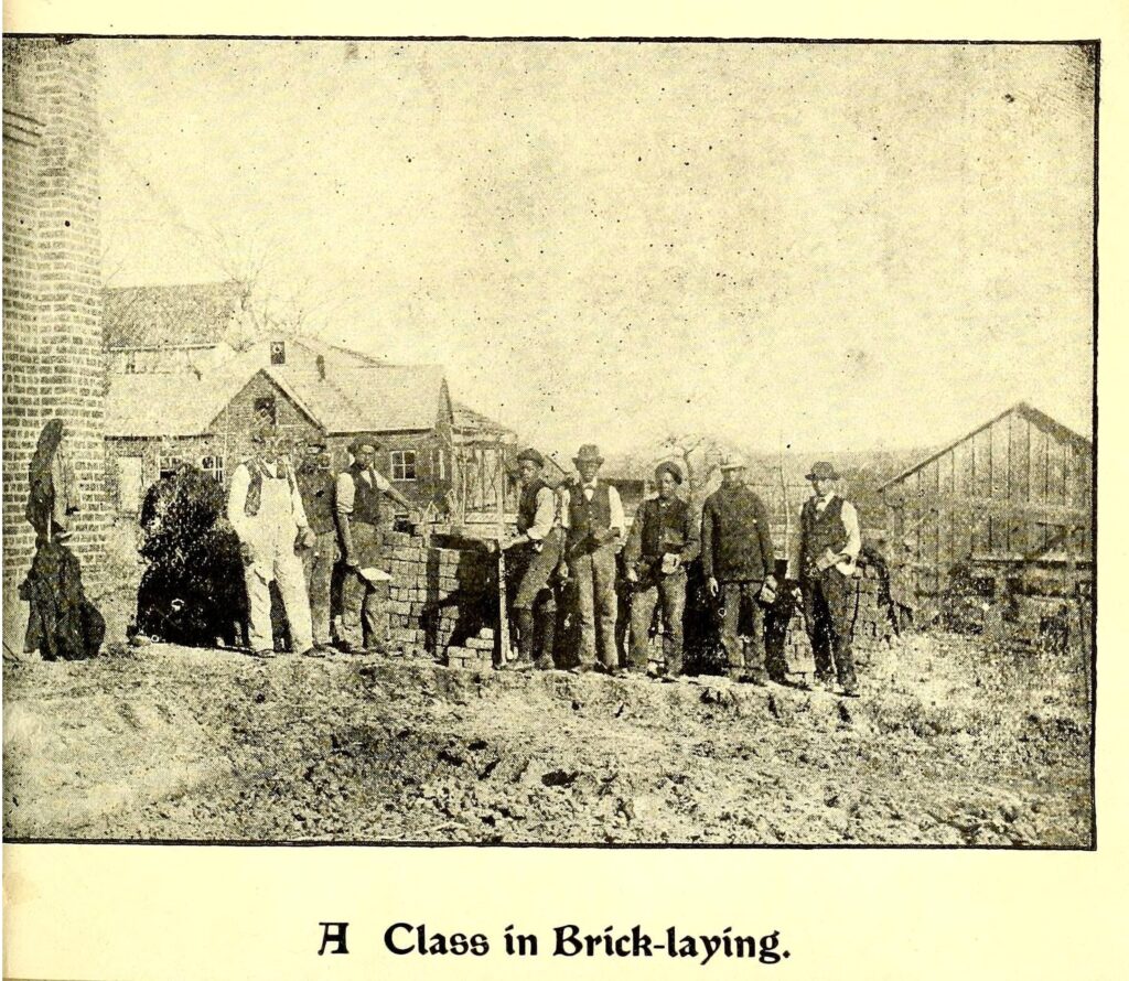 Saint Augustines Brick masonry year book photo